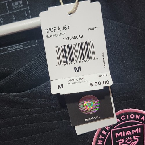 Adidas MLS Inter Miami Away Fußball Trikot 2024 Größe M - Bild 3 von 5