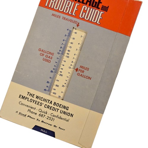Wichita Boeing Employees Credit Union Advertising Car Mileage And Trouble Guide - Picture 11 of 12