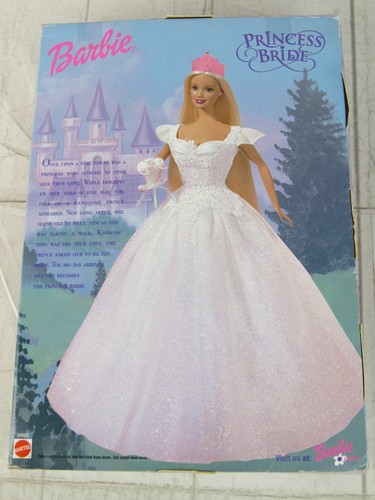 NEW Mattel 2001 Princess Bride Barbie - Picture 5 of 6