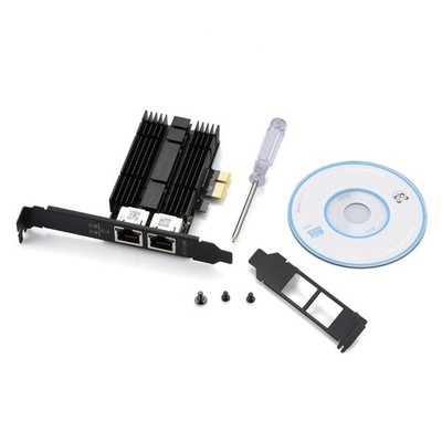 PCI-E Gigabit Network Card 2.5G 2*RJ45 Ethernet Adapter For Intel I226 for Linux
