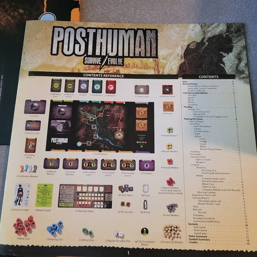 Posthuman Survive/Evolve Strategie Brettspiel - Neu geöffnete Verpackung - Bild 4 von 6