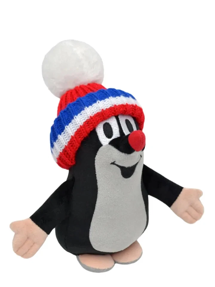 MUNABO Der kleine Maulwurf, 20cm, Mütze roteTrikolore