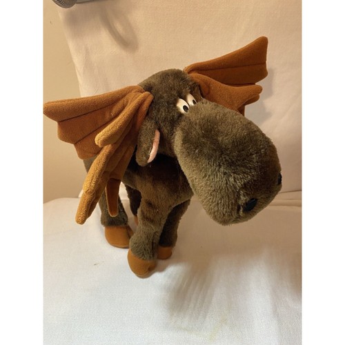 Large Plush 12" Chewie Moose Standing 1983 Dakin Plush Stuff Animal Weighted - Picture 1 of 14