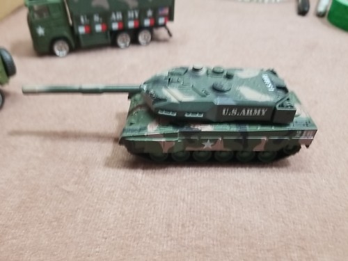 3 Stück US Army Militärfahrzeuge LKW mit abnehmbarer Abdeckung, Panzer, Jeep - Bild 4 von 18