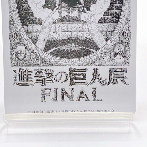 Hanji Attack on Titan The Exhibition Playing Card Club 9 Japón Anime Envío gratuito - Imagen 8 de 8
