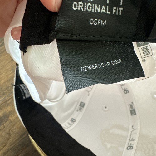Sombrero ajustable New Era Buffalo Bills oro blanco 9fifty - Imagen 5 de 6