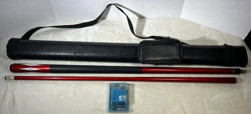 Excalibur Pool Billiards Cue Stick Fiberglass Bonded Wood W/ Case