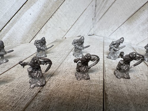 Lote (10) Heritage Undead Archers 1443A/B Vintage Plomo D&D Minis Fantasía Metal - Imagen 3 de 5