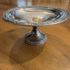 Frank M Whiting Sterling Silver (.925) Repousse Pedestal Bowl Compote
