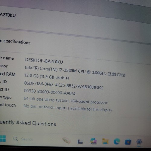 Sony Vaio SVS13 13.3" Core i7-3520m Laptop 1tb SSD 12Gb Windows  11 - Picture 20 of 22