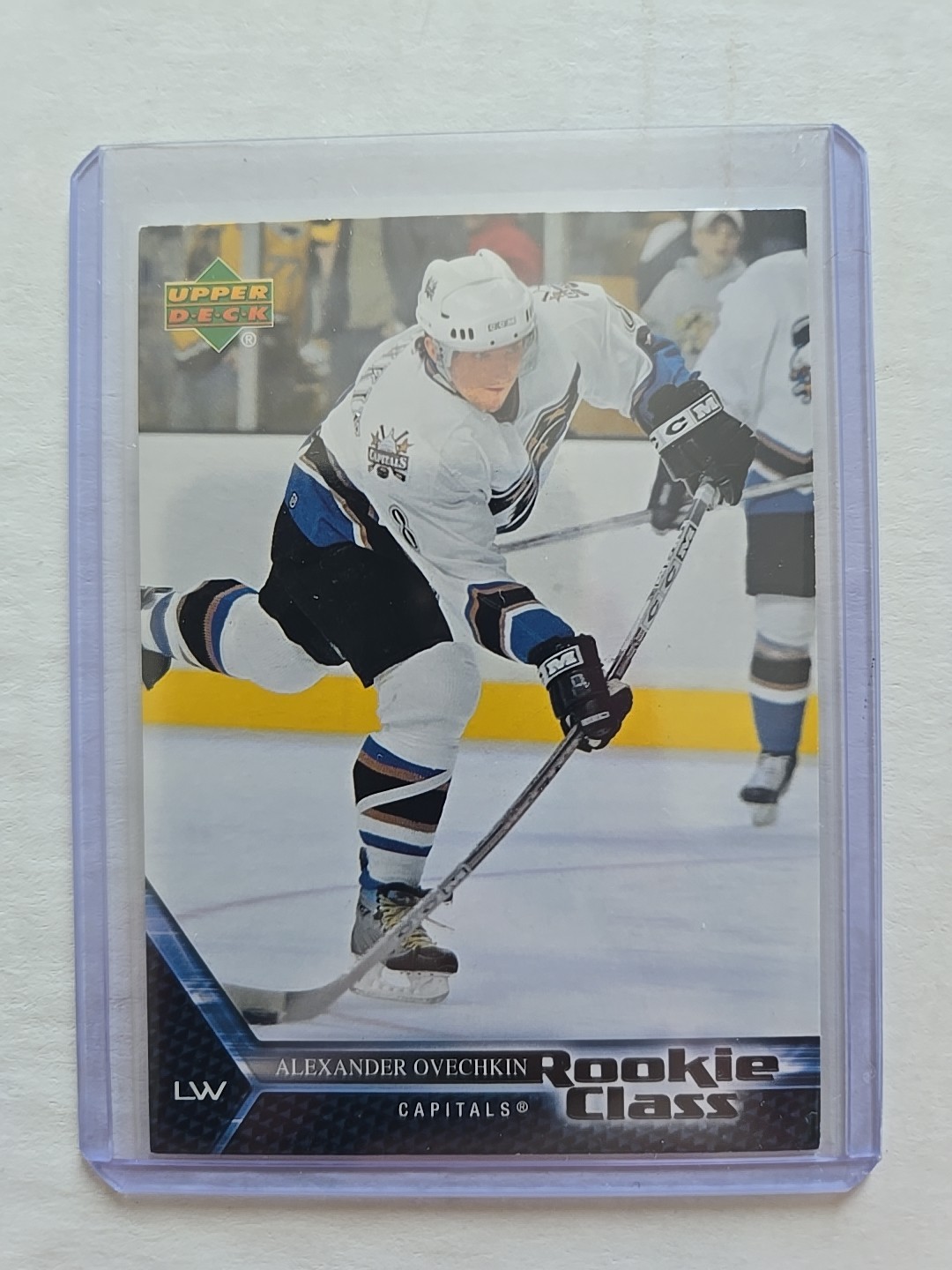 2005-06 UPPER DECK ALEX OVECHKIN ROOKIE CLASS #2 ROOKIE CARD "NM"