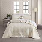 Bedspread Coverlet Quilt Set Full Size - Lightweight Full(96"x110") 1-ivory