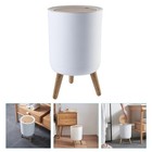 Tall Trash Bin Home Office Trash Can Household 7L Garbage Can with Lid
