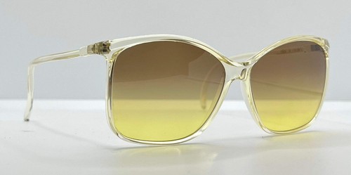 MADE IN FRANCE-Oversized Cat-Eye Sunglasses w/New, Custom Gradient Lenses-NOS - Picture 4 of 11