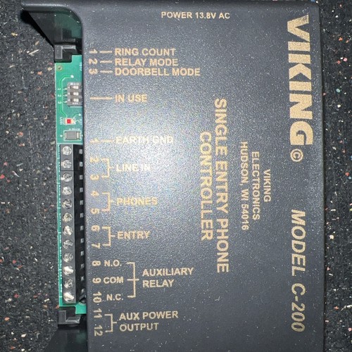 Viking C-200 ENTRY PHONE INTERFACE. Never used. No manuals or cables - Picture 1 of 6