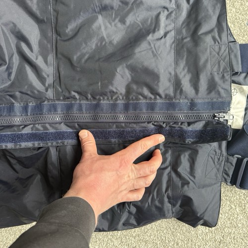 Windward Sailing Dry Coastal Salopettes Azul Marino Pequeño Pantalón Alto Impermeable Babero - Imagen 7 de 11