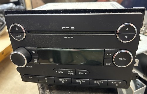 2008 Ford Fusion AM/FM 6 Disc Changer MP3 CD Player