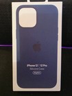 Apple Coque Silicone MagSafe pour iPhone 12/12 Pro A2497 - Original - Noir - Neuf