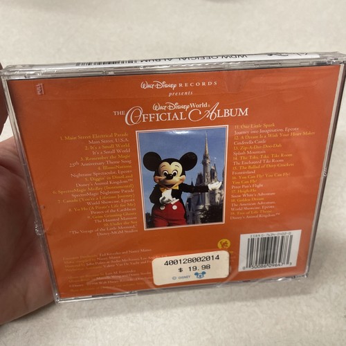 Walt Disney World The Official Album CD 1998 OOP , 25th Anniversary Song, EPCOT - Picture 4 of 6