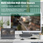  Video Capture Card 4K/60Hz Microphone Input 6J6C
