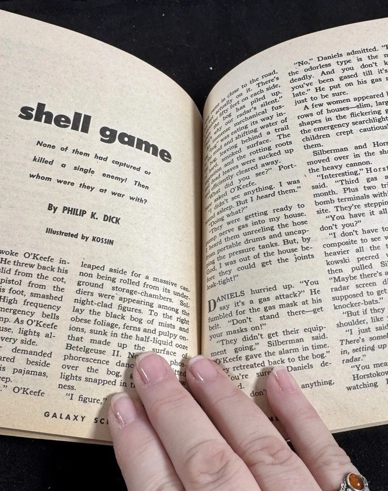 GALAXY SCI-FI MAGAZINE SEPTEMBER 1954 PHILIP K DICK Foto 4 de 4