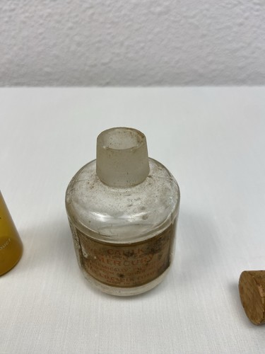 Vintage verschiedene Flaschen Gläser Dosen Medical Beauty Werbung 14 Stück - Bild 5 von 14