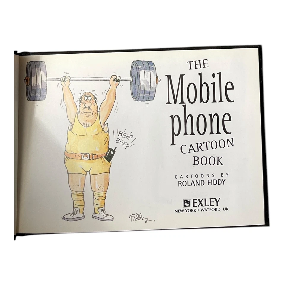 The Mobile Phone Cartoon Book by Roland Fiddy 1998 1st Edition Hardback - Image 3 of 4