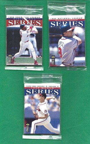 1996 COLLECTOR'S CHOICE UNOPENED PACKS #366-395 (POST-SEASON AND WORLD SERIES)