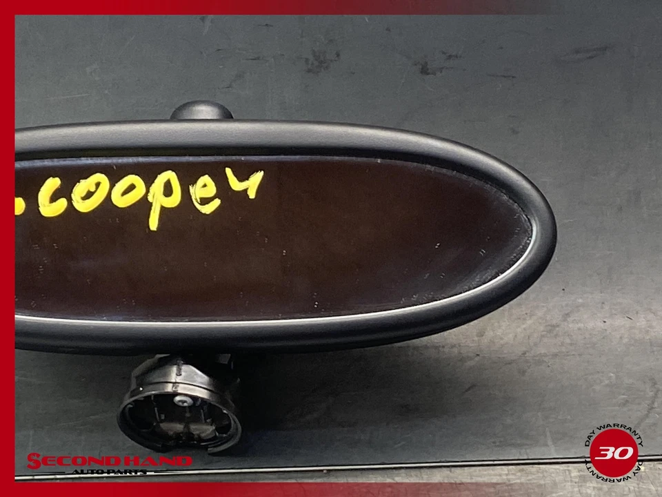 2007-2014 MINI COOPER R55 R56 R60 REAR VIEW REARVIEW MIRROR OEM - Image 3 of 4