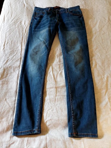 RING OF FIRE - SKINNY Blue Jeans – Boys Size W33/L 30 Previously Owned - Picture 3 of 8