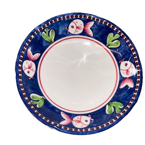 Vietri Melamin Campagna Pesce Pasta Spaghetti Suppe Salat Schüssel Italien BPA frei - Bild 4 von 9
