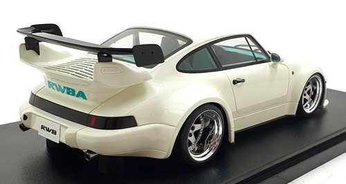GT Spirit 1/18 Scale Resin GT506 - Porsche RWB - White - Picture 2 of 6