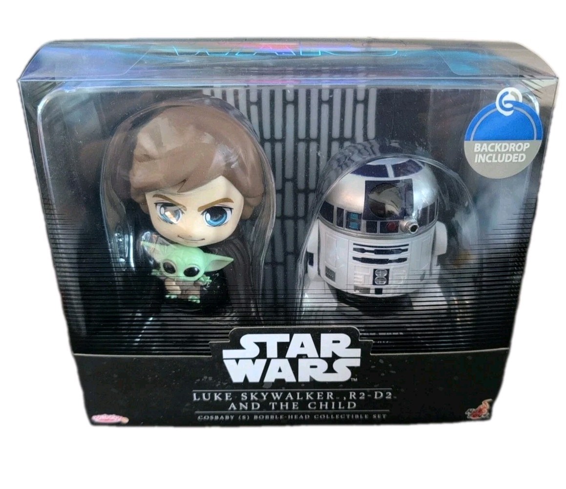 Disney Star Wars Cosbaby Luke Skywalker R2-D2 & The Child Hot Toys