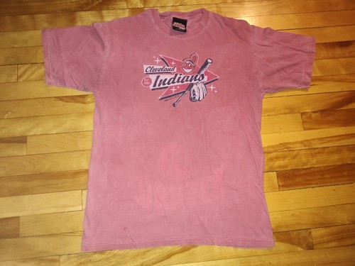 Vintage Cleveland Indians Baseball Stonewash T-Shirt Sz M Stitches Athletic Gear - Picture 5 of 5