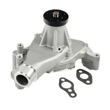 For Small Block Chevy 350 High Volume Alum Long Water Pump Natural 58 Pilot