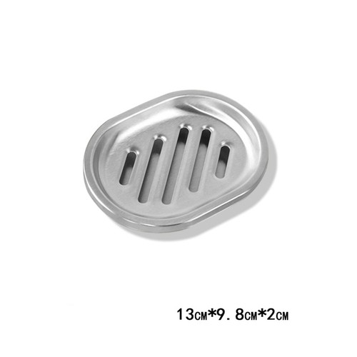 Soap Drainer Tray Holder Metal Soap Bar Stainless Steel Soap Dish - Picture 9 of 14