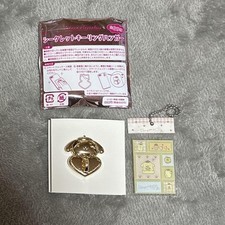 Sanrio Pompompurin Set with Keychain Hanger  Miniature Charm New