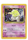 Drowzee 49/102 -Regular, Common- Base Set Unlimited - Pokemon Vintage WOTC -LP