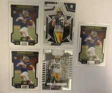 Tucker Kraft 5 Card Base Rookie Card Lot Green Bay Packers