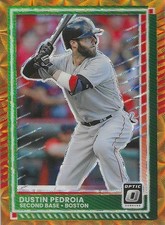 2025 Donruss Dustin Pedroia Optic Orange Scope /79 Red Sox