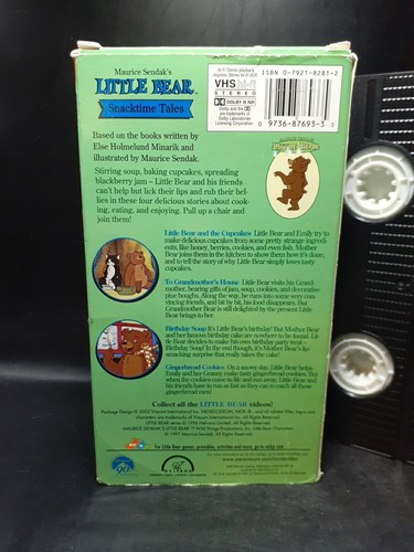 Little Bear Snacktime Tales VHS Tape 2002 Nick Jr Kids Cartoon Film Movie - Picture 7 of 13