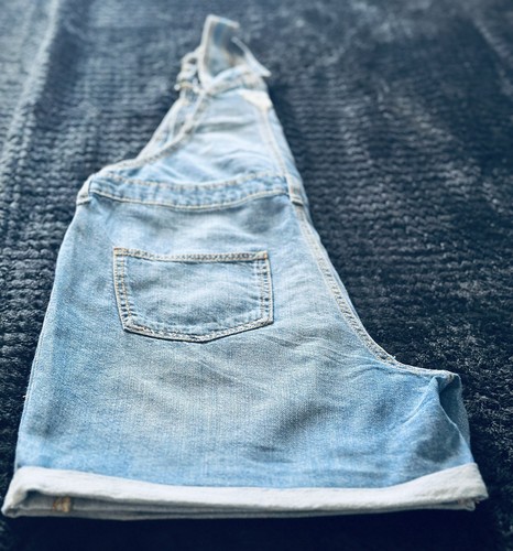 OSHKOSH B'GOSH Big Girls Light Blue Denim Shortalls Size 12 NWT - Picture 2 of 5