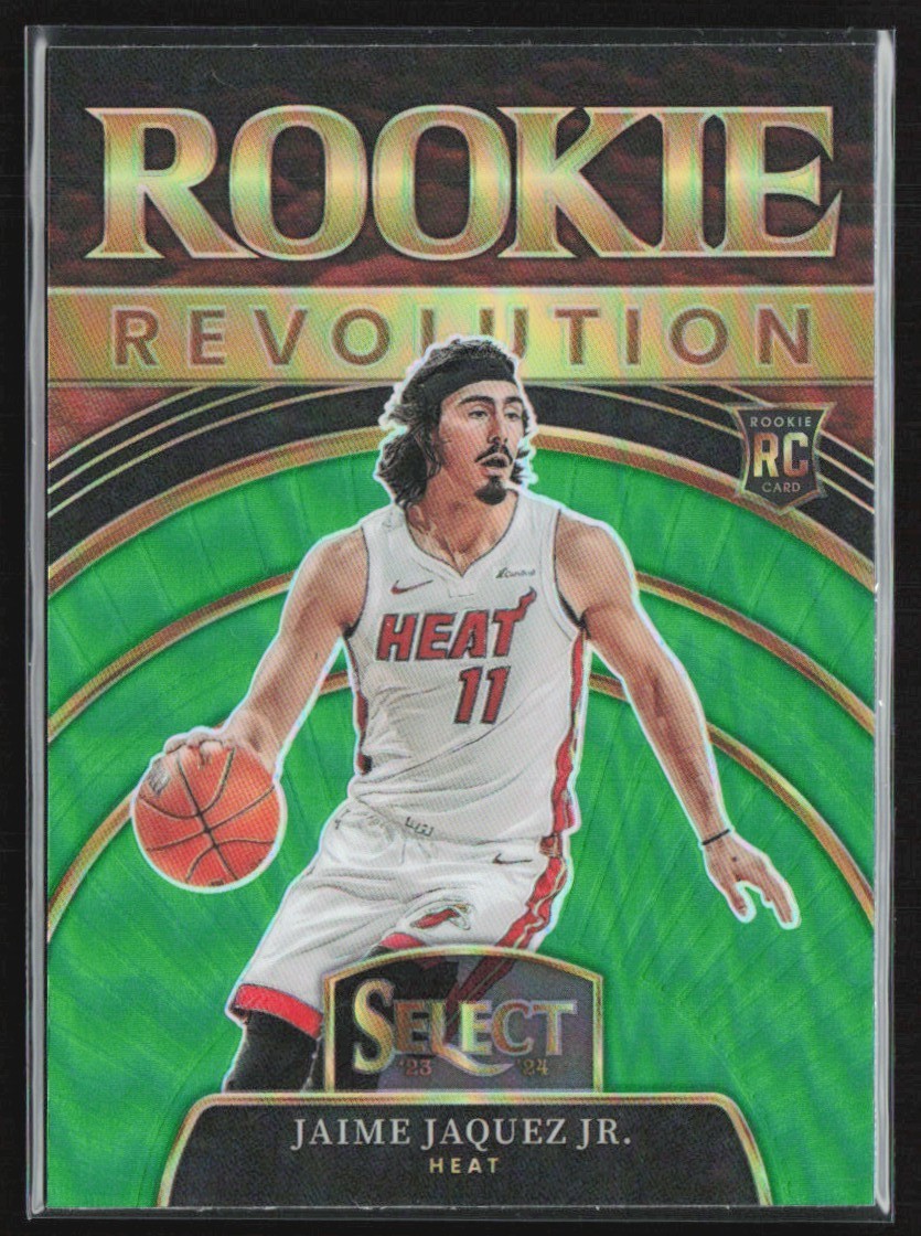 Jaime Jaquez Jr. 2023-24 Panini Select Rookie Revolution Green Prizm RC #23