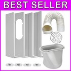 5.9 Inch Diameter Portable AC Hose with Adjustable Window Seal - Easy Install