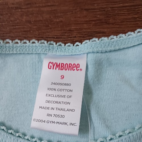New Vtg 2004 Gymboree Light Blue My Best Friend Dog Print Dress Size 9 - Picture 3 of 6