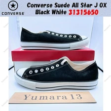 Converse Suede All Star J OX Black White 31315650 Men's Size