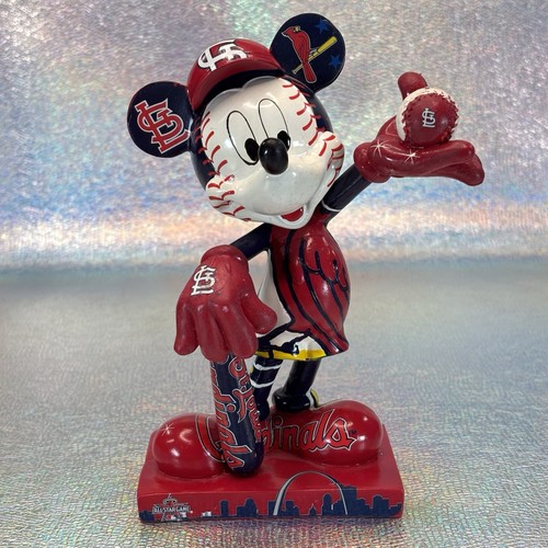 *Lesen Sie Disney Mickey Mouse St. Louis Cardinals Figur aus Forever Collectibles