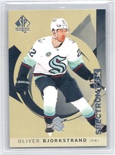 2024-25 SP Authentic Oliver Bjorkstrand Spectrum FX Gold S-25 Seattle Kraken /50