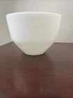 Federal Glass Heat Proof Milk Glass 6.5" X 4.5"  White Mixing Bowl Made In USA