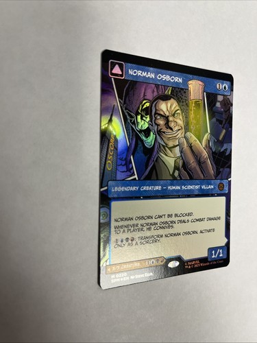 Tarjeta de aluminio sin bordes Norman Osborn #0220 Magic The Gathering - Imagen 5 de 10
